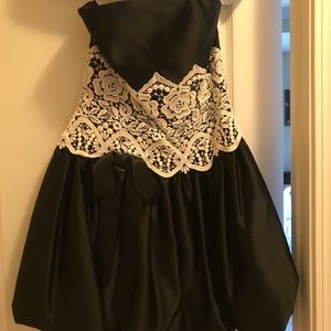 Jessica McClintock strapless cocktail dress